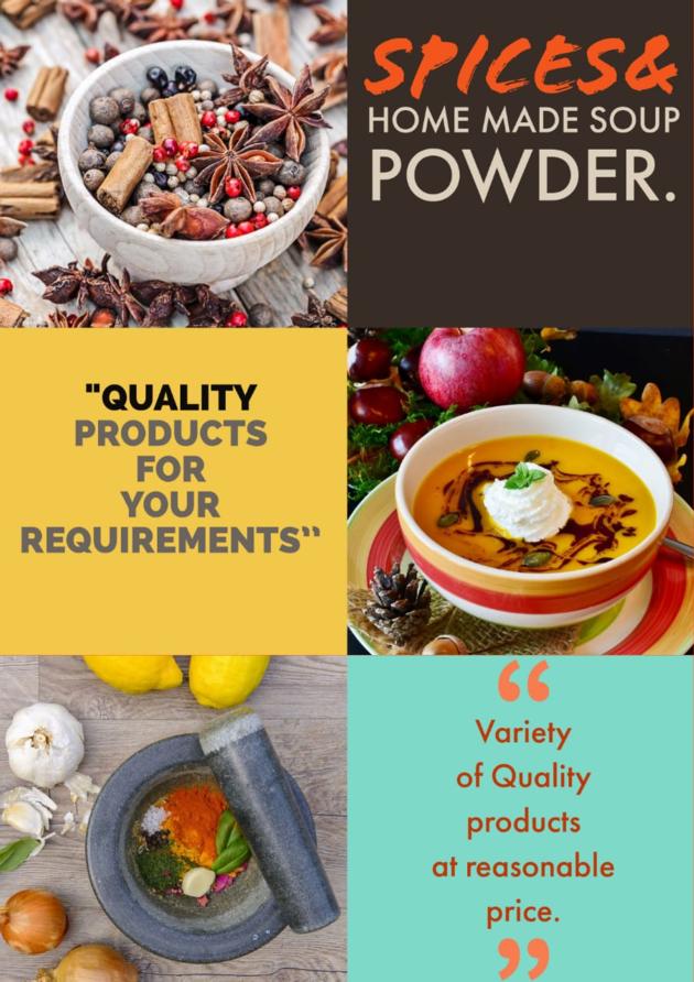 Spices Home Made Soup Powder Herbals