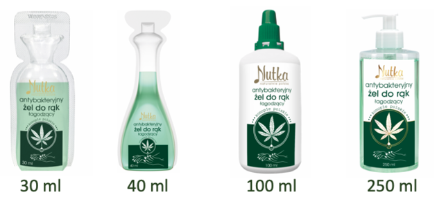 Antibacterial Hand Gel 30ml, 40ml, 100ml, 250ml