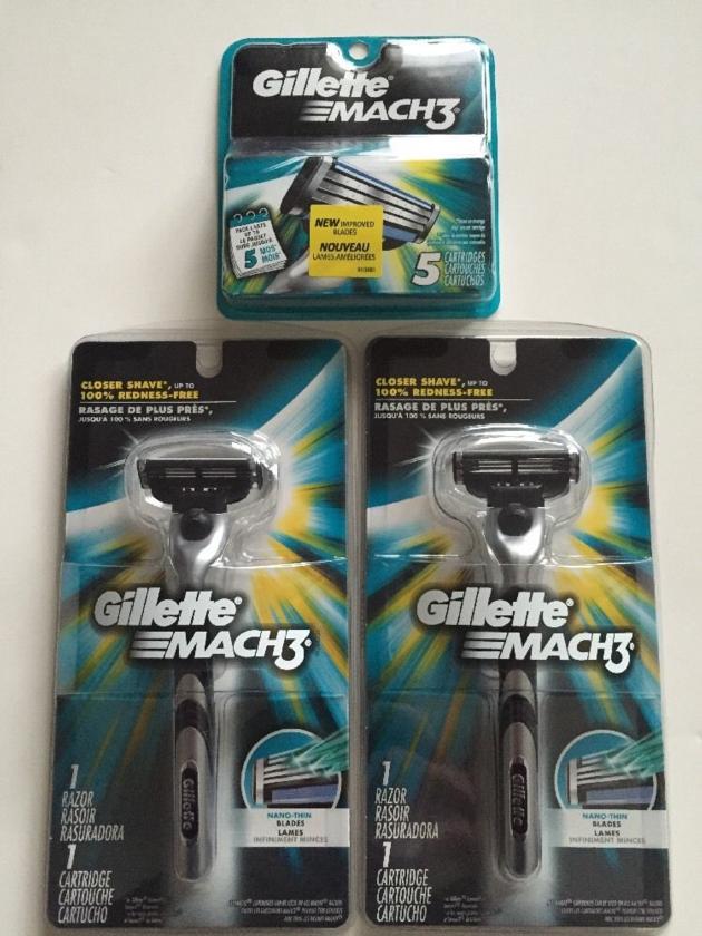 Gillette Mach3 Men's Razor, Handle & 2 Blade Refills  FOR WHOLESAL