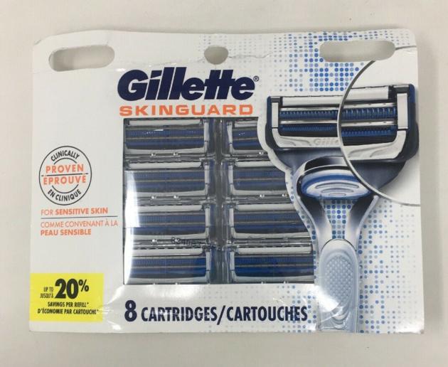 Gillette SkinGuard Men's Razor Blade Refill, 8 Blade Refills for wholesale 
