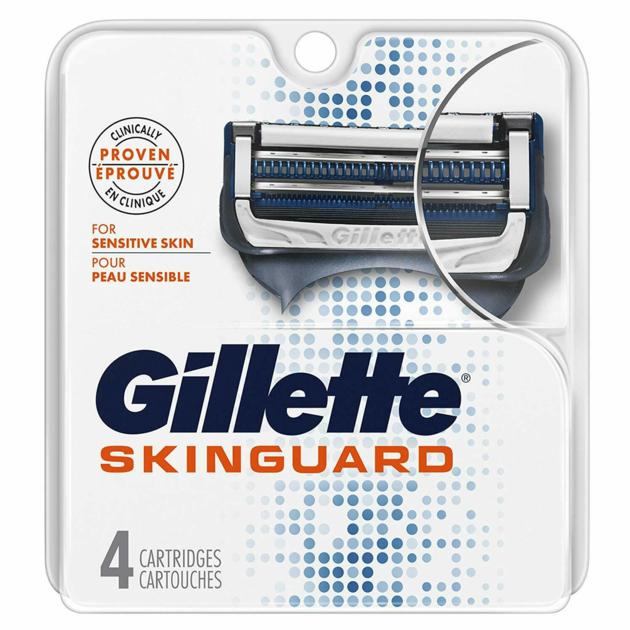  Gillette SkinGuard Men's Razor Blade Refill, 4 Blade Refills for wholesale 