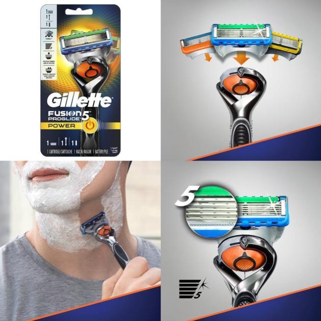 Gillette Fusion5 ProGlide Mens Razor, Handle & 2 Blade Refills  FOR WHOLESALE