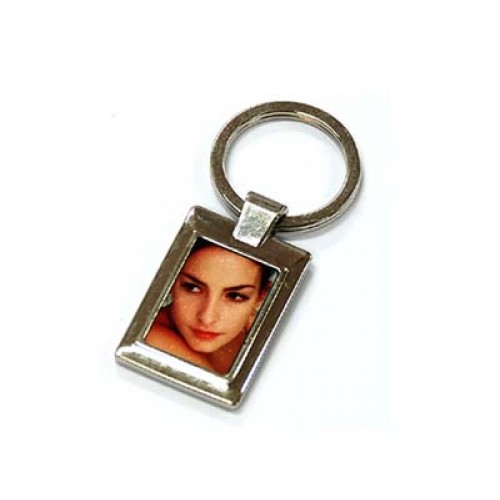 Sublimation key ring-zinc alloy
