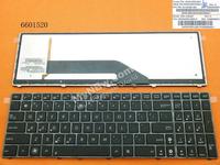 Asus K50 Black Frame Black Backlit Us Nsk-Ugq01 9J.N2j82.Q01 04Gnv33kus04-3 Laptop Keyboard