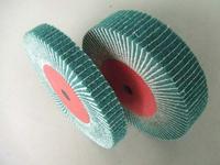 Interleaf Finishing Flap Brushes, interleaved flap wheel, combi flap wheel, flap wheel with sand clo