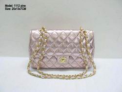 for sale: Fake chanel clutch bag, pink color