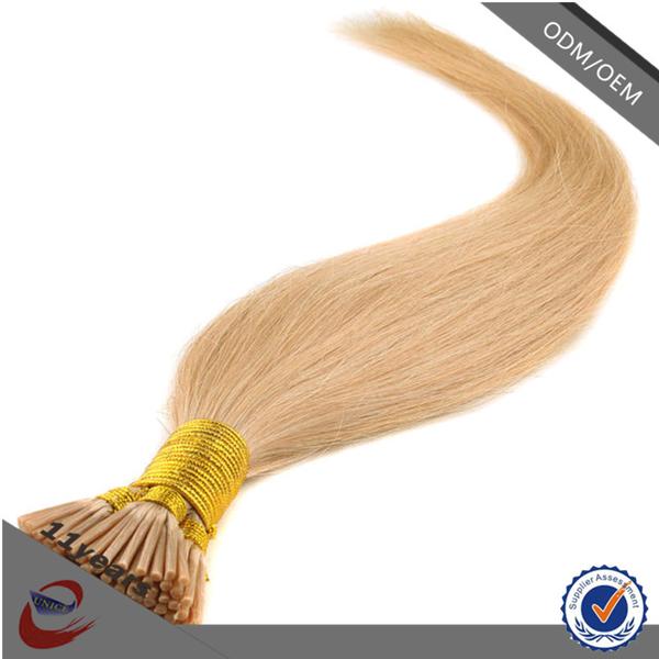 Fast Shipping and Free Sample I Tip Hair Extension Virgin European Hair