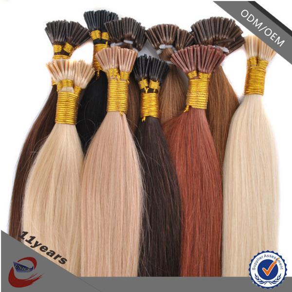 1g European and Chinese Hair Braiding I-Tip Hair Extension , I Tip Hair Extensions 