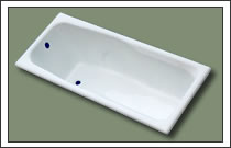 cast iron enamel bathtub