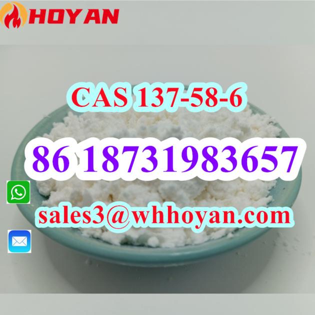 Lidocaine white powder CAS 137-58-6 High Purity Good Price