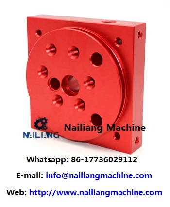 OEM Anodized 6061 7075 Customized CNC Machined Milled Parts Steel Aluminum Valve Manifold Block
