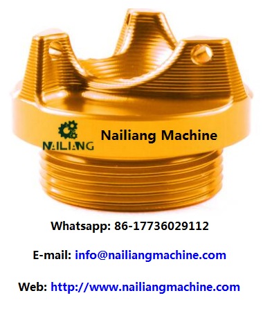 CNC Turning Machining Oil Caps Custom Anodizing Aluminum CNC Machined Accessories Oil Filler Cap Fit
