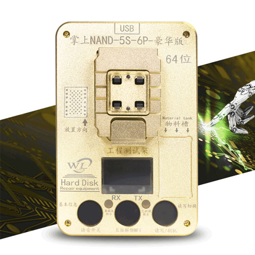 WL PCIE Nand Flash IC Programmer Nand Test Fixture For IPhone