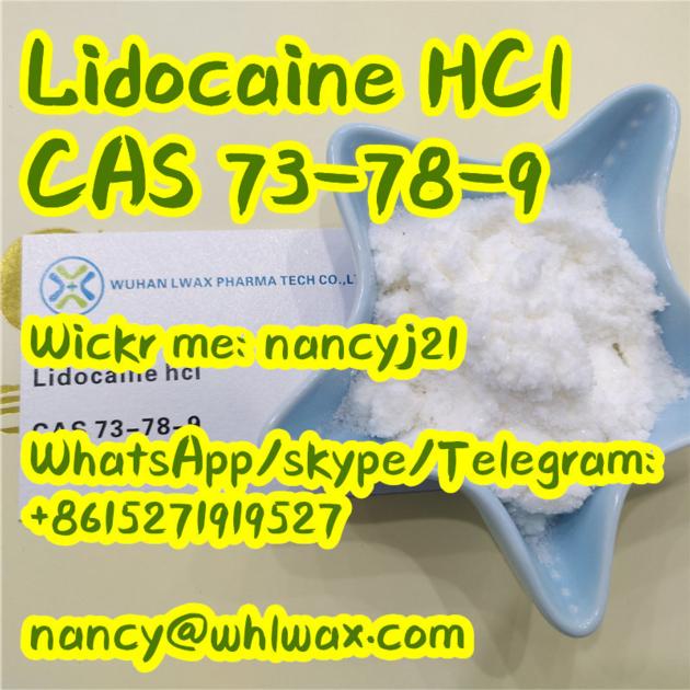 73 78 9 Anesthetic Powder Lidocaine Hydrochloride CAS 73-78-9