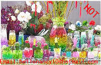 Water beads flower soil home decor