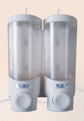 double soap dispenser
