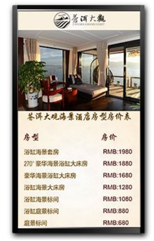 Wall Mounted LCD AD Display