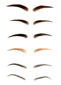 eyebrow eyelash mustache