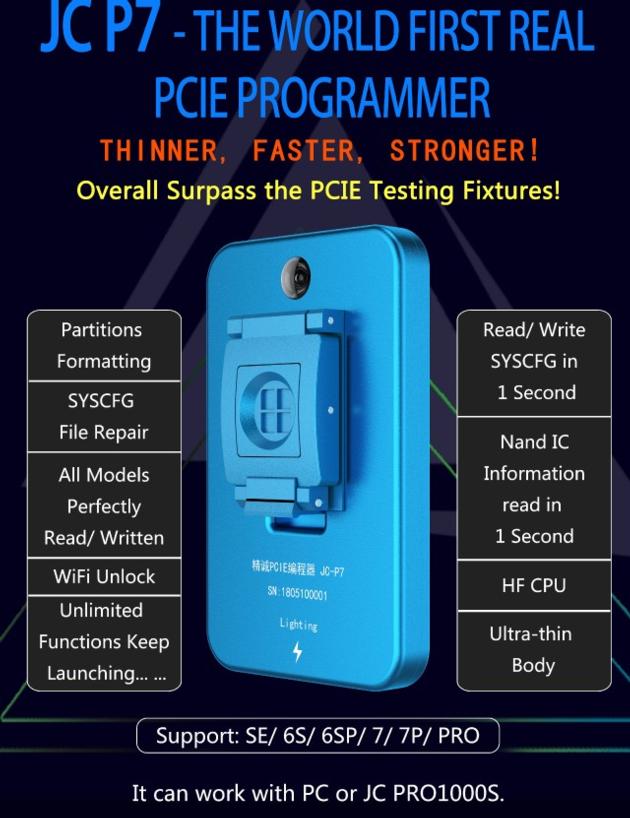 JC-P7 PCIE NAND Test Fixture JC P7 Nand Repair Programmer