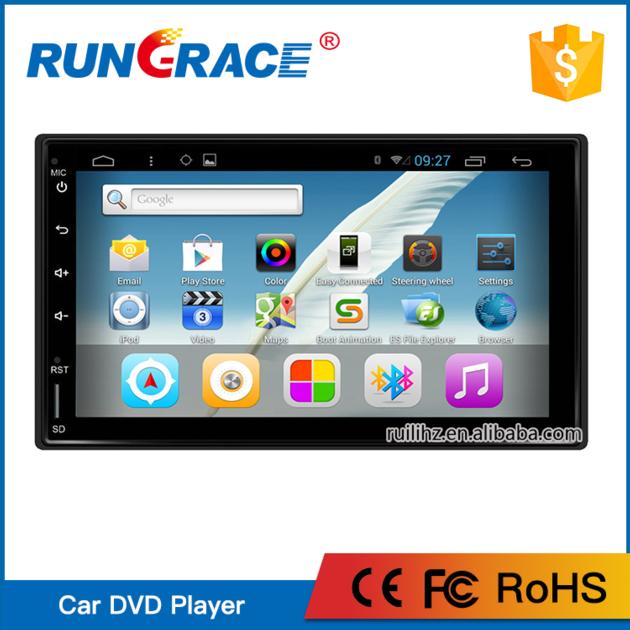 New product Universal double din Android touch screen MP3 player gps tracker car radio