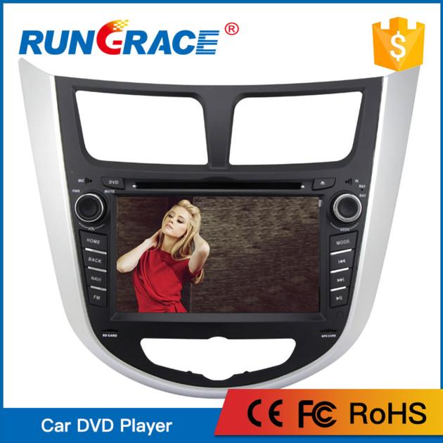 2017 New Double din Touch screen 7'' car dvd player For Hyundai Verna