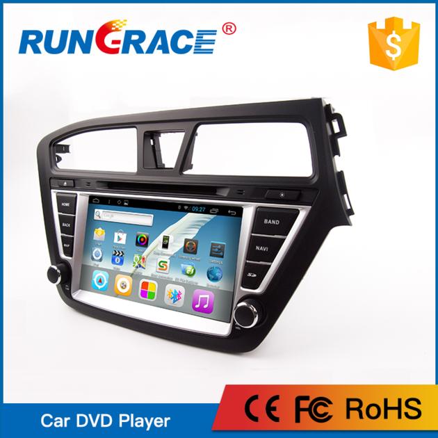 Rungrace manufacturer Touch screen car dvd player for hyundai i20