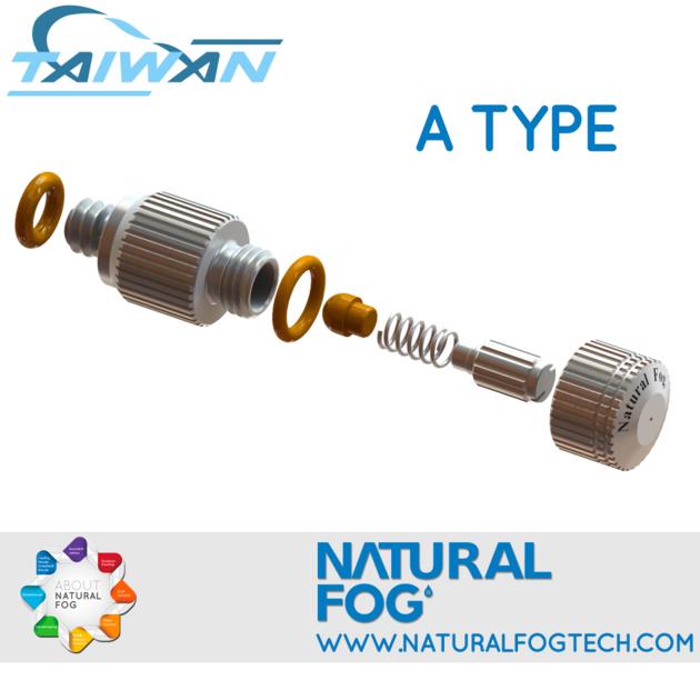 Taiwan Natural Fog Mist Spray Nozzle