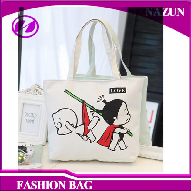 Wholesale European Style Canvas Tote Bag