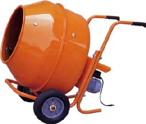 Horizontal portable concrete Mixer