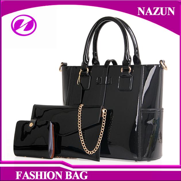 high quality cheap price PU leather lady handbag