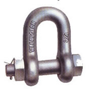 BOLT TYPE SAFETY CHAIN SHACKLE U.S. TYPE