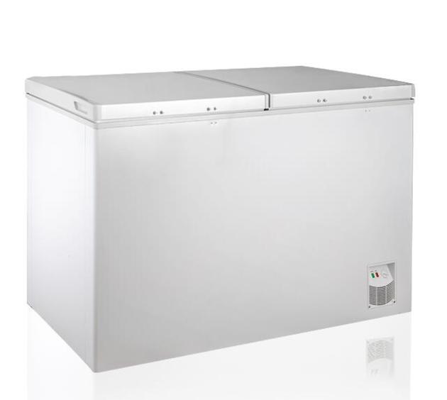 KCD-315Q 315L Top Open Double Doors Big Capacity Chest Freezers Double Chamber