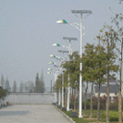 Solar LED street light and solar road lamp