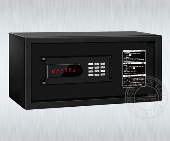 Metal electronic digital hotel in-room safe deposit box