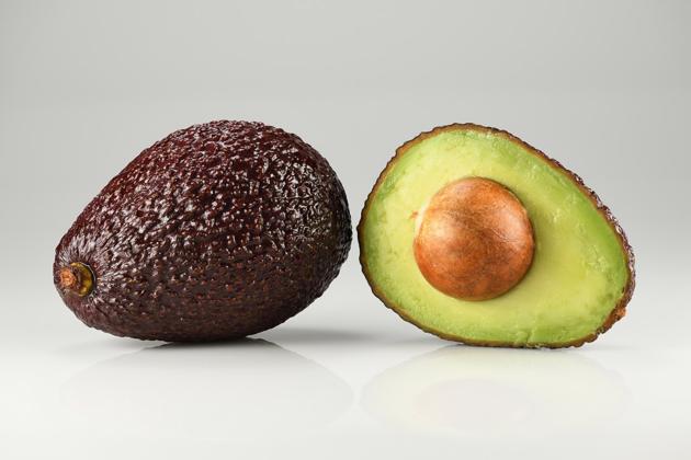 Fresh Avocado and Papaya Fruits 