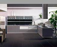 sell modern pvc kitchen cabinets furnitures with countertop