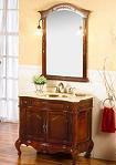 solid wood oak bathroom vanity cabinet furniture with countertop and sink