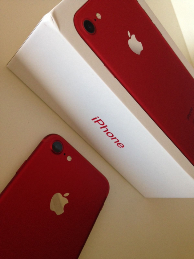  A Delivery Newest for Apple original RED COLOR phone unlocked Phone 7 & 7 plus