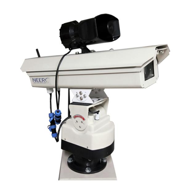 1000mW Automated Solar Powered Laser and Sonic Hybrid Bird Repellent Deterring Birds for Orchards Fa