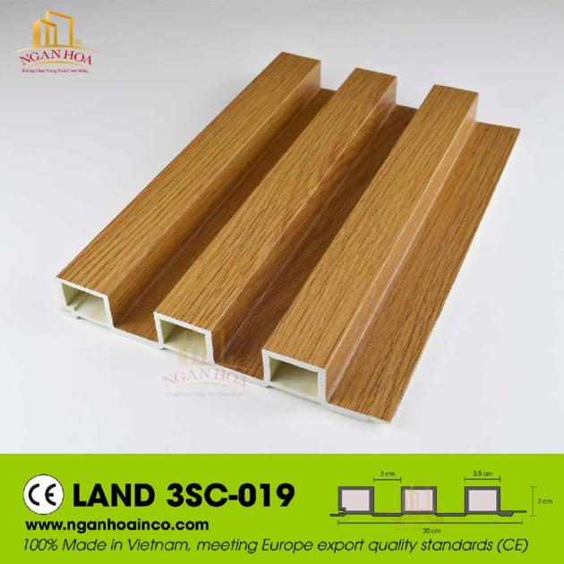 PVC Land 3SC Plastic Wall Ceiling Cladding Panel SPC Wood Grain