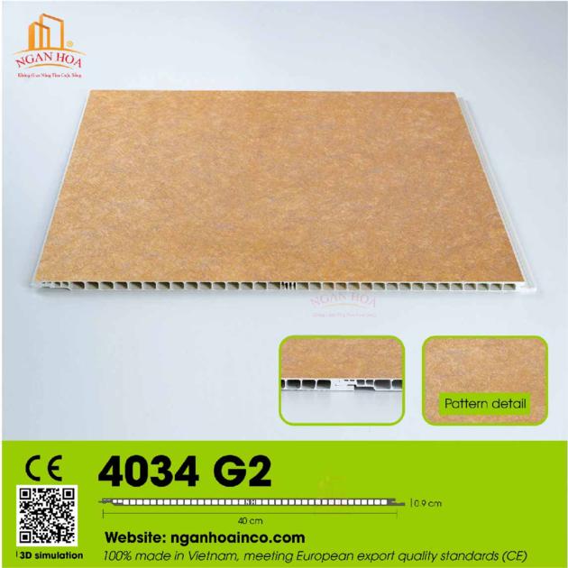 PVC G2 Plastic Wall Cladding Panel