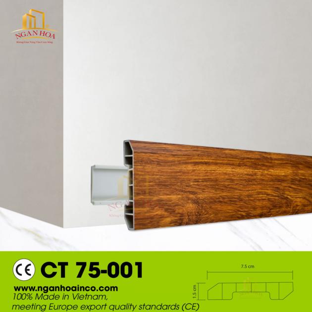 PVC Baseboard Moulding - CT75