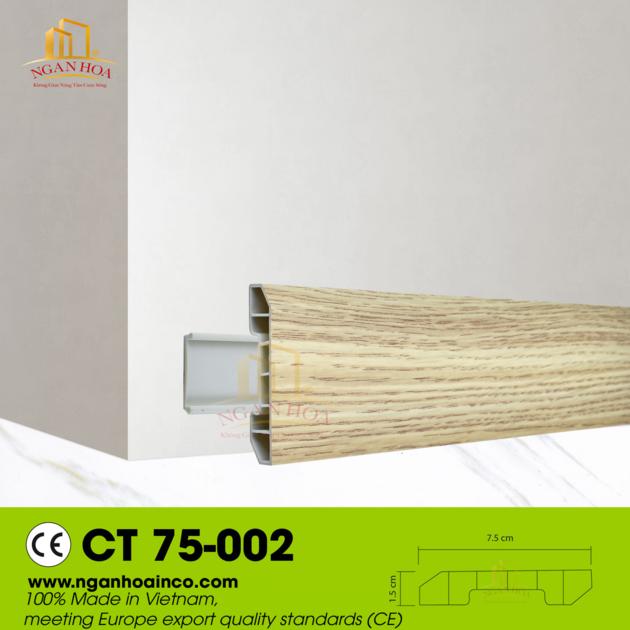 PVC Baseboard Moulding CT75