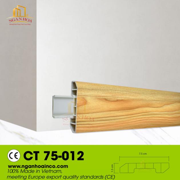 PVC Baseboard Moulding CT75