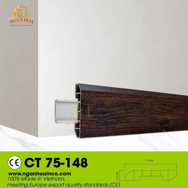 PVC Baseboard Moulding CT75