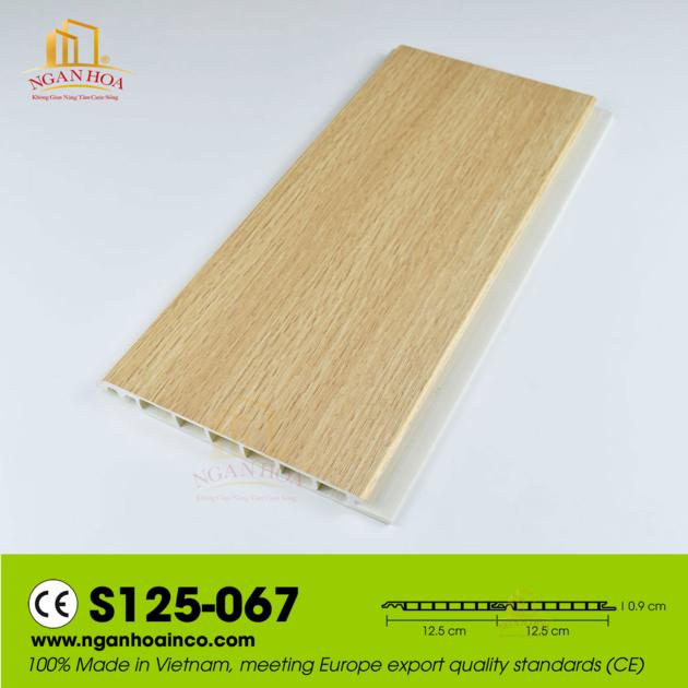 PVC ST125 Plastic Wall Cladding Panel