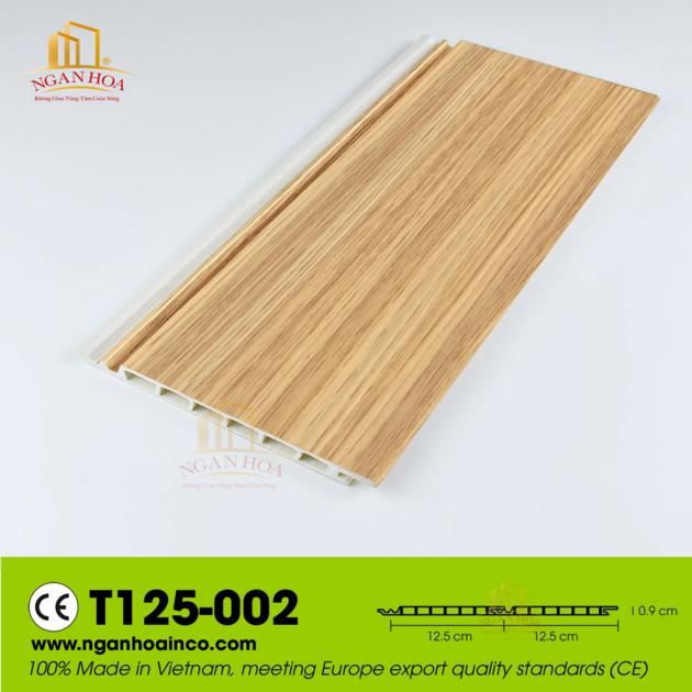 PVC ST125 Plastic Wall Cladding Panel