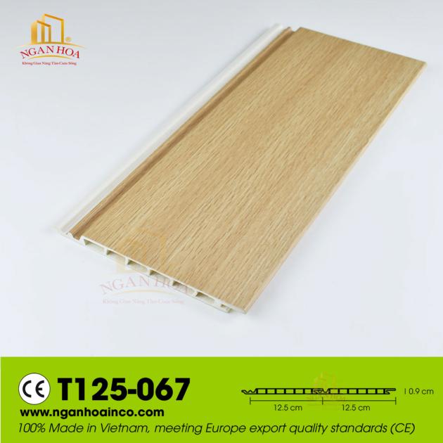 PVC ST125 Plastic Wall Cladding Panel