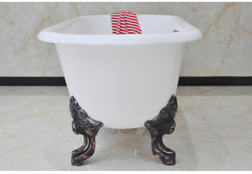 Double Ended Cast Iron Bathtub On