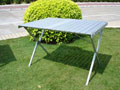 Aluminum roll up table
